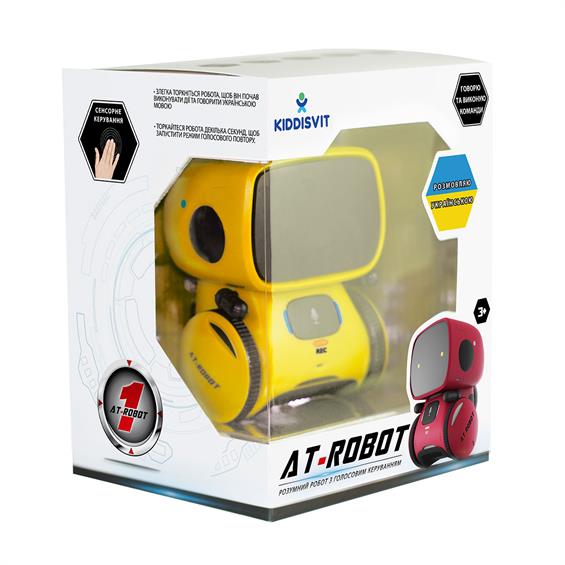 Інтерактивний робот із голосовим керуванням AT-Robot  жовтий українською (AT001-03-UKR) - зображення 1
