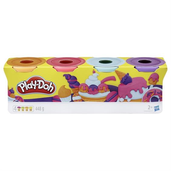 Набір пластиліну Hasbro Play-Doh, 4 баночки (в асорт.), 448 г (B5517EU4) - зображення 3