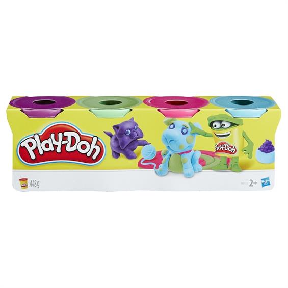 Набір пластиліну Hasbro Play-Doh, 4 баночки (в асорт.), 448 г (B5517EU4) - зображення 5