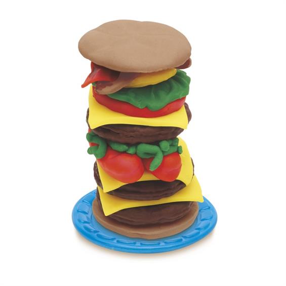 Набір з пластиліном Hasbro Play-Doh Бургер гриль 280 г - зображення 6