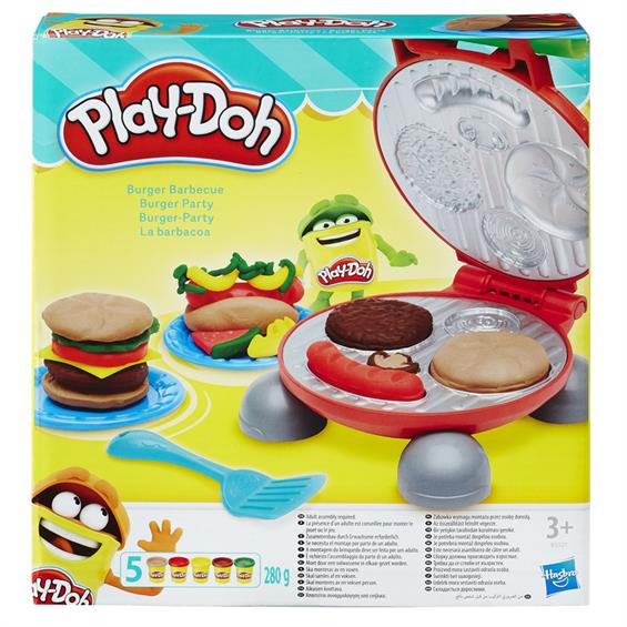 Набір з пластиліном Hasbro Play-Doh Бургер гриль 280 г - зображення 1