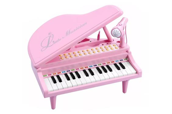 Дитяче піаніно-синтезатор Baoli Маленький музикант з мікрофоном 31 рожевий клавіша (BAO-1504C-P) - зображення 1