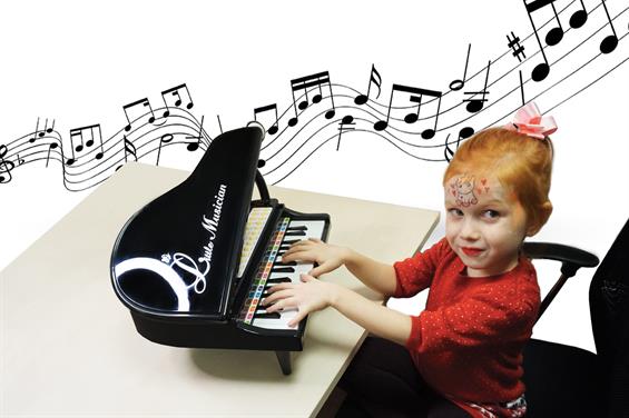 Детское пианино синтезатор Baoli Маленький музикант с микрофоном 24 клавиши белый (BAO-1505B-W) (BAO-1505B-W) (BAO-1505B-W) - зображення 3