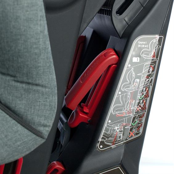 Автокрісло Welldon Smart Sport (сірий/оливковий) BS02N-S95-002 - зображення 6