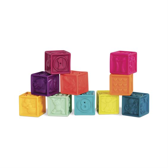 Силіконові кубики Battat Порахуй-но! 10 шт. (BX1481Z) - зображення 3