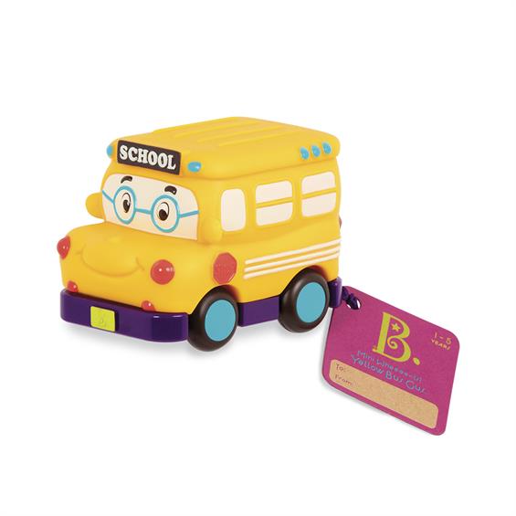Машинка інерційна Battat Забавний автопарк Шкільний автобус (BX1495Z) - зображення 3