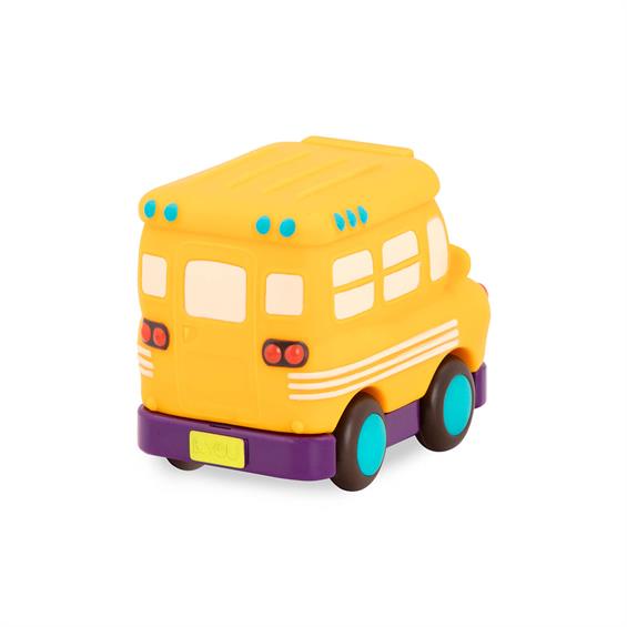 Машинка інерційна Battat Забавний автопарк Шкільний автобус - зображення 4