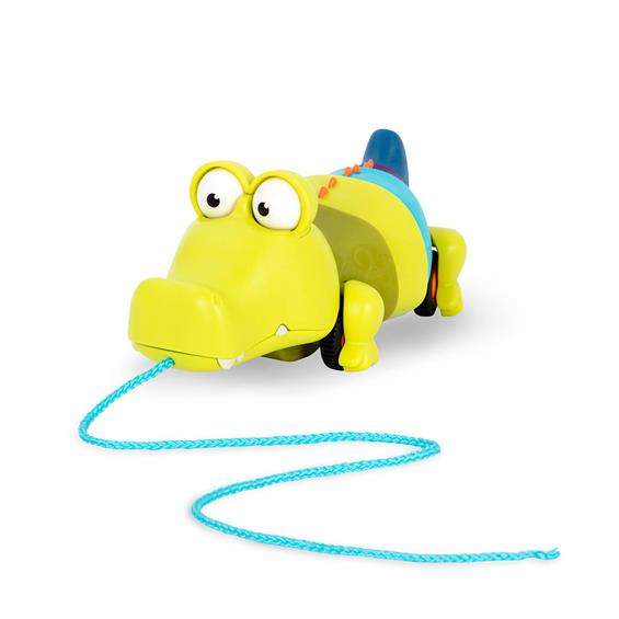 Іграшка-каталка на мотузочці Battat Крокодил Клац-клаус (BX1674Z) - зображення 3