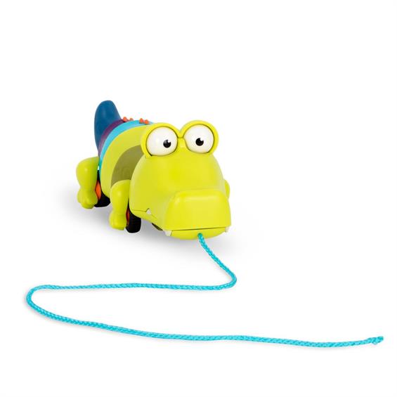 Іграшка-каталка на мотузочці Battat Крокодил Клац-клаус (BX1674Z) - зображення 4