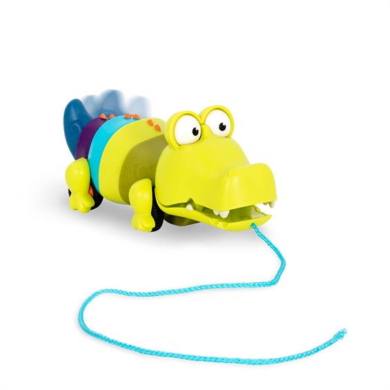 Іграшка-каталка на мотузочці Battat Крокодил Клац-клаус (BX1674Z) - зображення 5