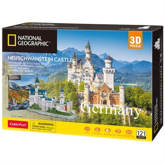 Тривимірна головоломка-конструктор National Geographic Замок Нойшванштайн (DS0990h) - зображення 7