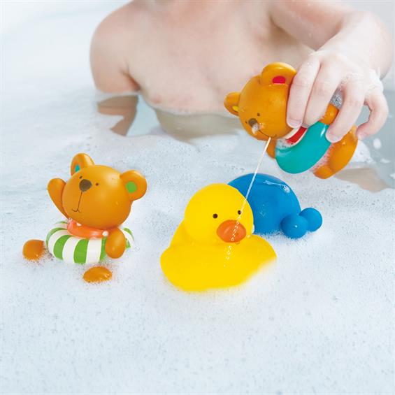 Набір іграшок для ванної Hape Ведмедик Тедді та друзі (E0201) - зображення 3