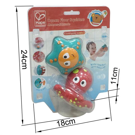 Набір іграшок для ванної та басейну Hape Восьминіг і морська зірка (E0213) - зображення 7