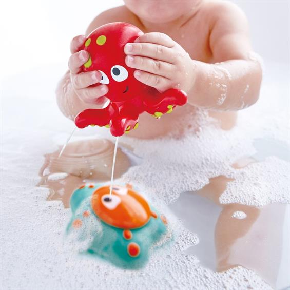 Іграшки для ванної Hape Морські мешканці на присосках 6 штук (E0215) - зображення 6