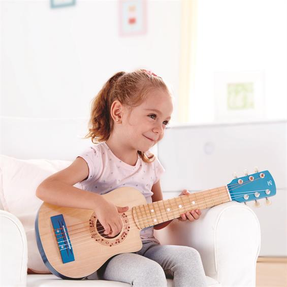 Дитяча гітара Hape Лагуна, синій (E0601) - зображення 1