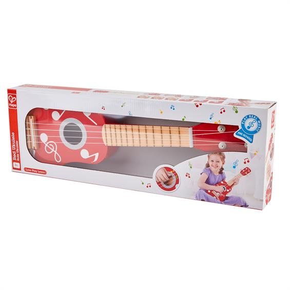 Дитяча гітара укулеле Hape, червоний (E0603) - зображення 11
