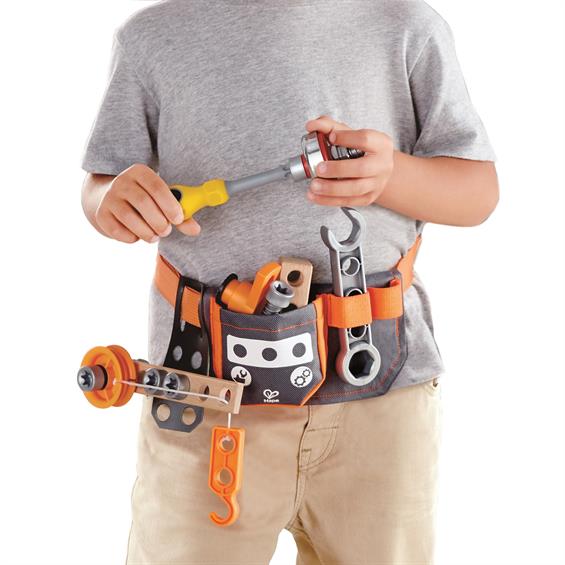 Дерев'яний ігровий набір Hape Junior Inventor Пояс з інструментами (E3035) - зображення 2