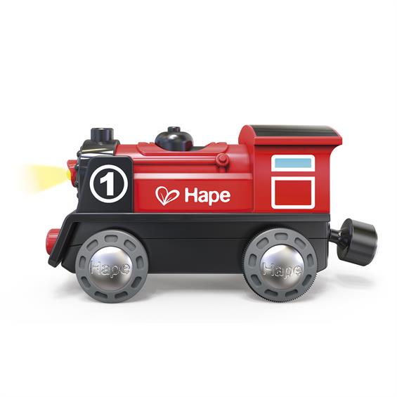 Іграшковий паровоз для залізниці Hape (E3703) - зображення 3