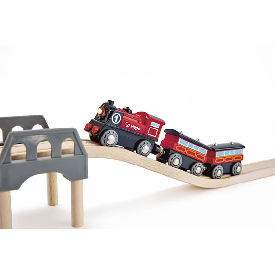 Іграшковий паровоз для залізниці Hape (E3703) - зображення 1