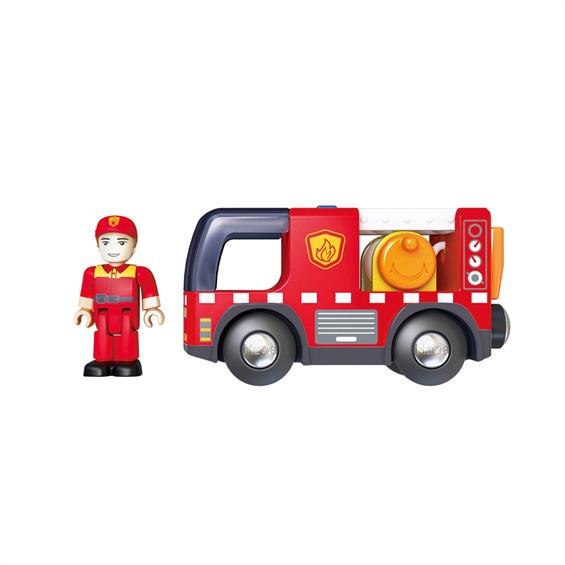 Іграшковий пожежний автомобіль Hape з сиреною (E3737) - зображення 5