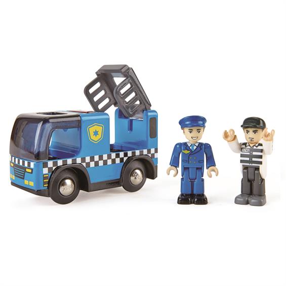 Поліцейський автомобіль Hape з фігурками (E3738) - зображення 4