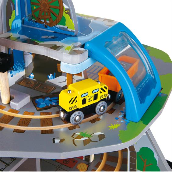 Іграшкова залізниця Hape Багаторівнева гірська шахта з аксесуарами (E3753) - зображення 4