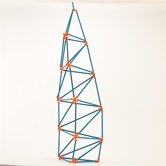 Конструктор контурний Hape Flexistix Вежі 132 ел. бамбук (E5566) - зображення 7