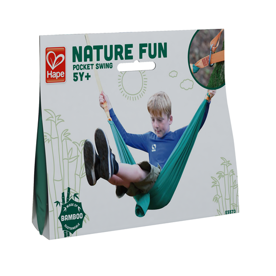 Гамак дитячий Hape Nature Fun зелений 130 см (E5573) - зображення 8