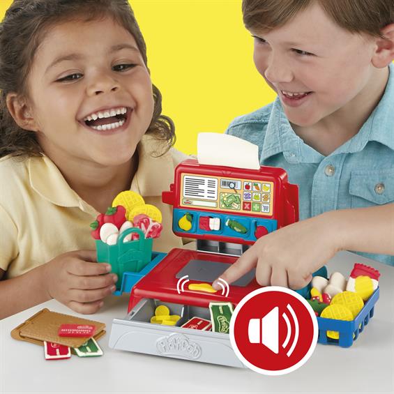 Набір з пластиліном Hasbro Play-Doh Касовий апарат, 227 г - зображення 1