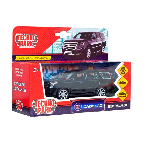 Автомодель інерційна Technopark Cadillac Escalade чорний 1:32 (ESCALADE-BK) - зображення 4