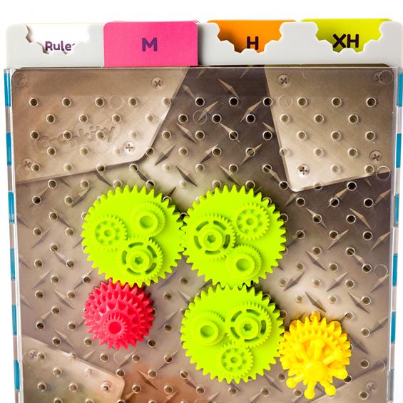 Головоломка Різнокольорові шестерінки Fat Brain Toys Crankity (F140ML) - зображення 7