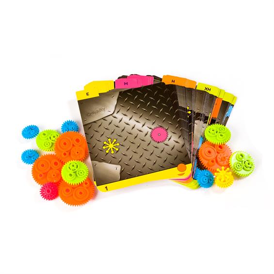 Головоломка Різнокольорові шестерінки Fat Brain Toys Crankity (F140ML) - зображення 8