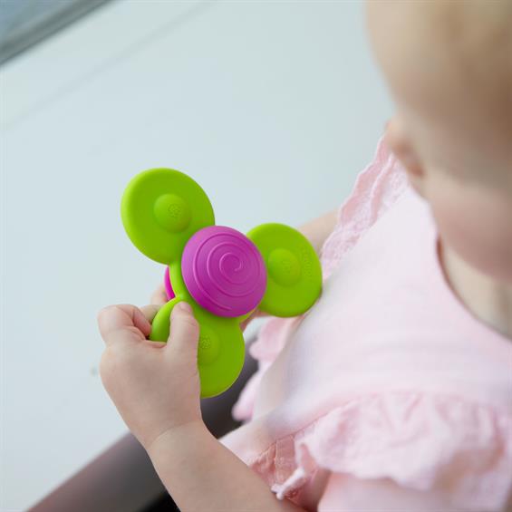 Набір прорізувачів-спінерів із присосками Fat Brain Toys Whirly Squigz 3 шт. (F210ML) - зображення 9