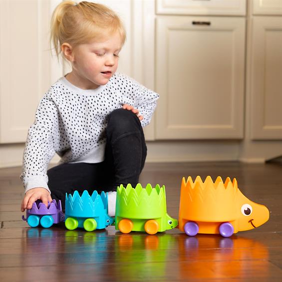Пірамідка-каталка Їжачки Fat Brain Toys Hiding Hedgehogs (F223ML) - зображення 8