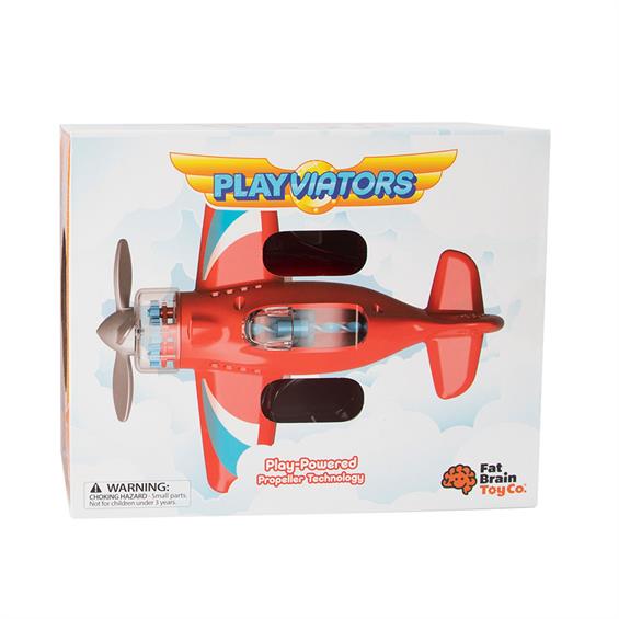 Іграшковий літак Крутись пропелер Fat Brain Toys Playviator червоний  (F2261ML) - зображення 8