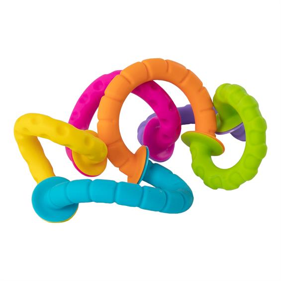 Набір прорізувачів для зубів Гнучкі колечка Fat Brain Toys pipSquigz Ringlets (F250ML) - зображення 2