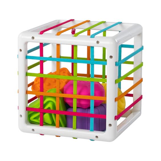 Сортер-куб зі стінками-шнурочками Fat Brain Toys InnyBin  (F251ML) - зображення 4
