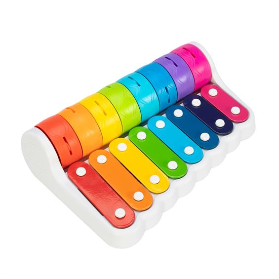 Ксилофон і дзвіночки Fat Brain Toys Rock N 'Roller Piano (F281ML) - зображення 2