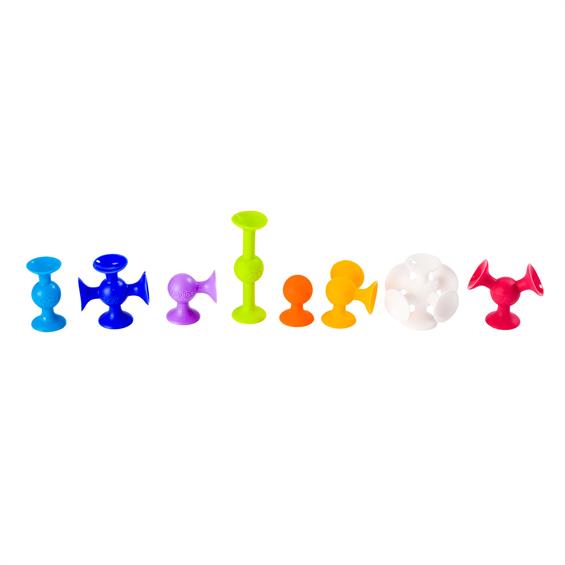 Конструктор на присосках Fat Brain Toys Squigz Deluxe 50 шт. (FA088-2) - зображення 4