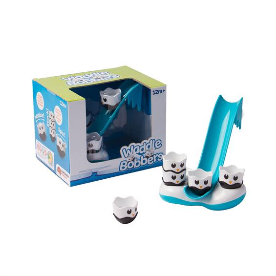 Іграшка для ванни Плюхни пінгвінів Fat Brain Toys Waddlle Bobbers  (FA146-1) - зображення 5