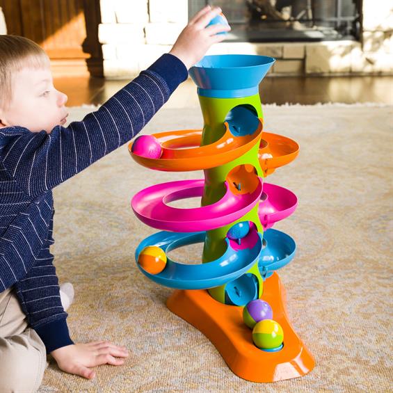 Іграшка розвиваюча Трек-башта з кульками Fat Brain Toys RollAgain Tower  (FA178-1) - зображення 1