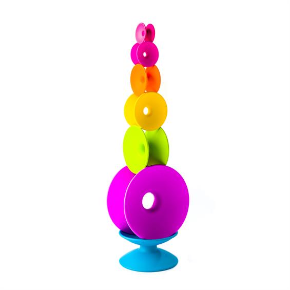 Пірамідка Башта з кольорових котушок Fat Brain Toys Spoolz  (FA181-1) - зображення 6