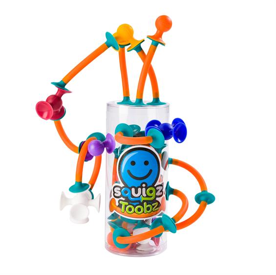 Конструктор контурний З'єднай та зігни Fat Brain Toys Squigz Toobz  (FA194-1) - зображення 4