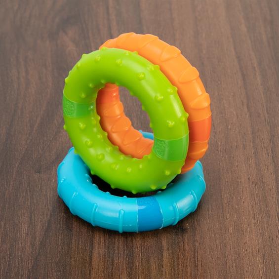 Іграшка тактильна Магнітні кільця Fat Brain Toys SillyRings 3 штуки  (FA269-1) - зображення 10
