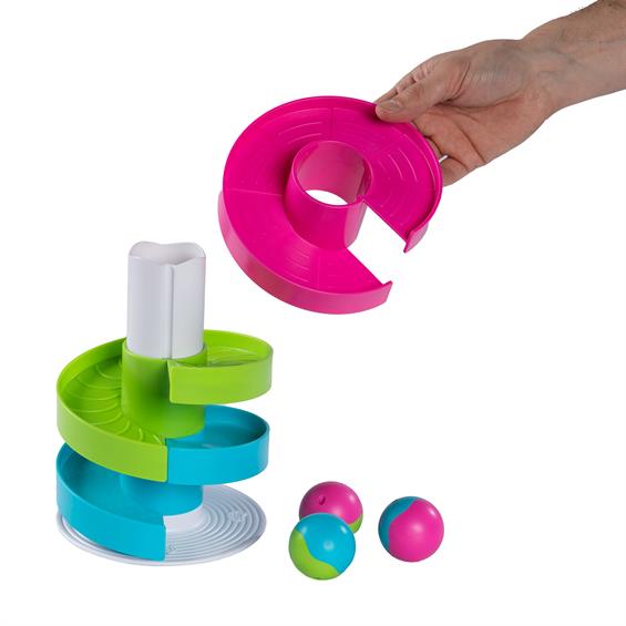 Іграшка лабіринт Fat Brain Toys Трек-балансир для кульок Wobble Run  (FA273-1) - зображення 6