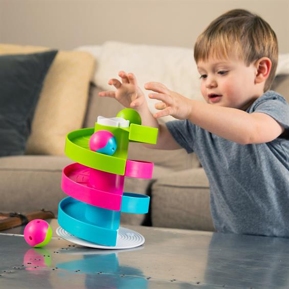 Іграшка лабіринт Fat Brain Toys Трек-балансир для кульок Wobble Run  (FA273-1) - зображення 10