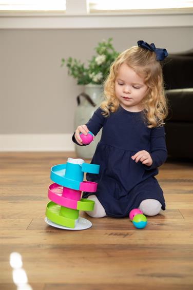 Іграшка лабіринт Fat Brain Toys Трек-балансир для кульок Wobble Run  (FA273-1) - зображення 19