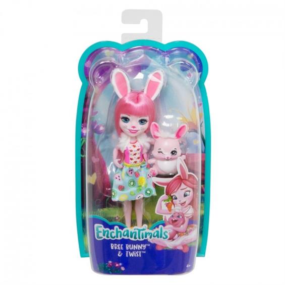 Лялька Enchantimals Кролик Брі 15 см з улюбленцем (FXM73) - зображення 5