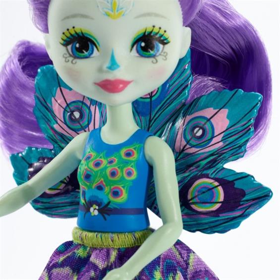 Лялька Enchantimals Пава Петтер 15 см з улюбленцем (FXM74) - зображення 3