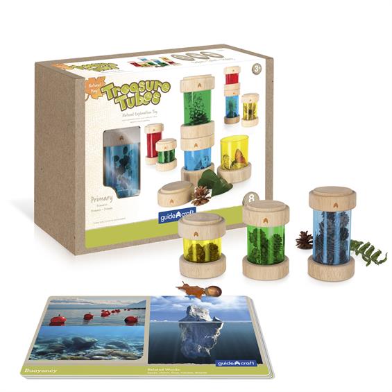 Ігровий набір Guidecraft Natural Play Скарби в кольорових баночках (G3087) - зображення 3